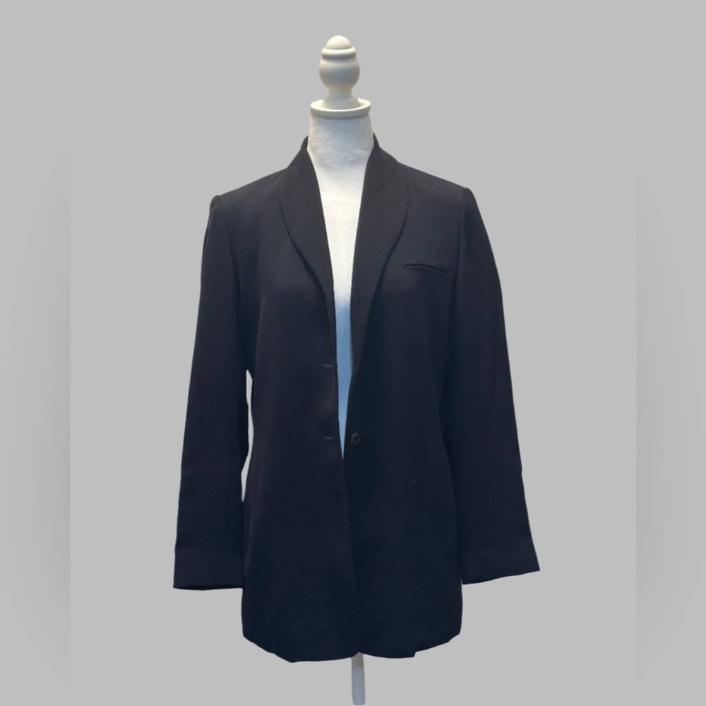Navy Structured Blazer - Picture 2 of 4
